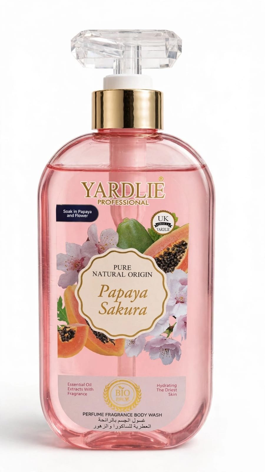 yardlie-papaya-sakura-body-wash